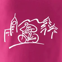 Cyklista na výlete Cyklista na výlete