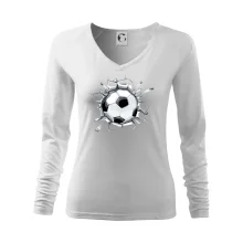 Futbalová lopta v triku Futbalová lopta v triku