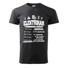 Hodinová mzda elektrikár
