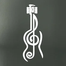 Husľový kľúč gitara Husľový kľúč gitara