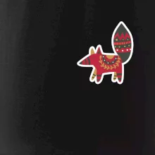 Folklór na prsníku líška