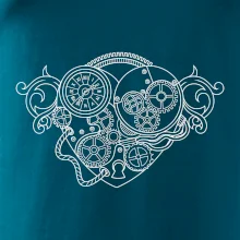 Steampunk srdce kreslené Steampunk srdce kreslené