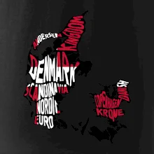 Mapy - názvy miest - Dánsko