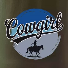 Cowgirl modrý pruh