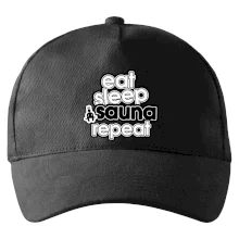 Eat sleep sauna repeat Eat sleep sauna repeat