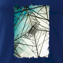 Farebné nebo - stožiare vysokého napätia