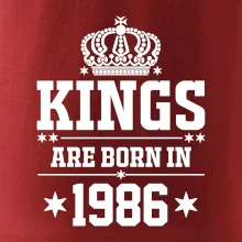 Kings are born in 1986