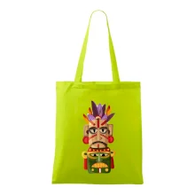 Mayová maska s perím