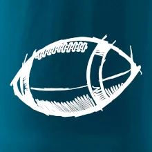 Americký futbal lopta skica Americký futbal lopta skica