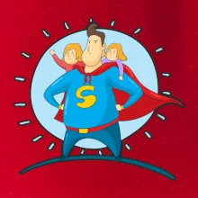 Ocko superman - dievča a dievča