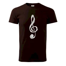 Husľový kľúč kreslený