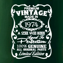 Vintage Etiketa - 1974