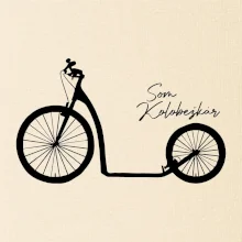 Som kolobežkár veľké a malé koleso