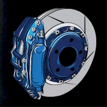 Auto kotúčová brzda