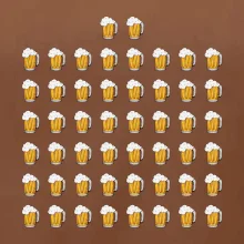 Narodeniny - 50x pivo