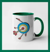 Šípy vo farebnom terči