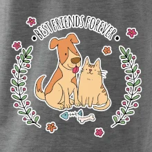 Mačka a pes best friends