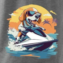 Bígel na vodnom skútri