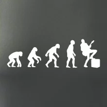 Evolúcia gitarista - noha na kombe