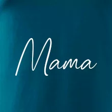 Nápis písací na prsiach - mama