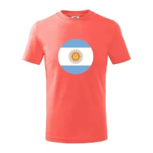 Argentína vlajka guľatá