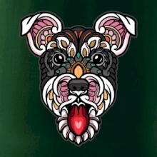 Knírač hlava barevná