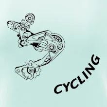 Cycling nápis šikmo