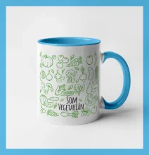 Som vegetarián - zelenina vo štvorci