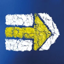 Párová turistická značka žlutá