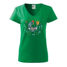 Folklór - sliepky s margarétkami Folklór - sliepky s margarétkami