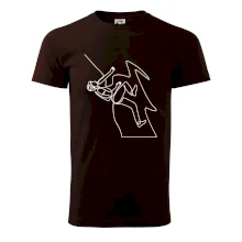 Lezec na skale jedným ťahom