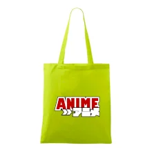 Anime nápis červený