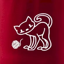 Mačka - Klbko - prsia Mačka - Klbko - prsia