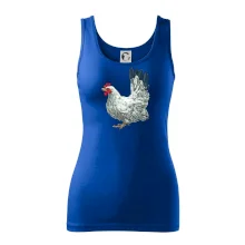 Sliepka kreslená biela