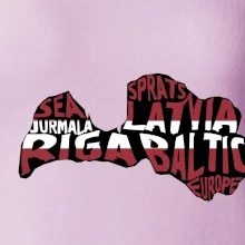 Mapy - názvy miest - Lotyšsko