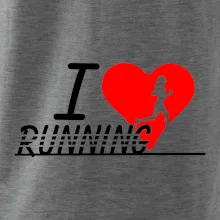 I love running dievča