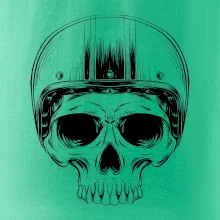 Motorkár lebka s guľatou hlavou