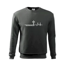 Jesus Saved My Life kríž ekg Jesus Saved My Life kríž ekg