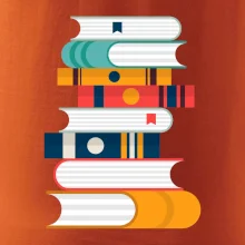 Knihy flat design Knihy flat design