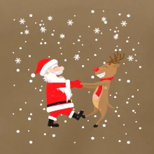 Tancujúci Santa a sob