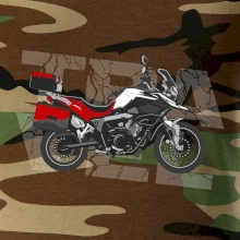 Cestovná enduro červená Cestovná enduro červená