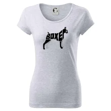 Boxer nápis v tele