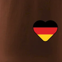Germany love prso - Nemecká vlajka