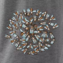 Včelia rodinka kruh (Pecka Design)