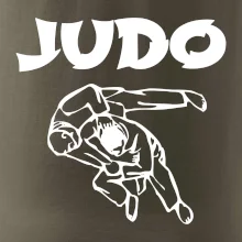 Judo nápis + postavy