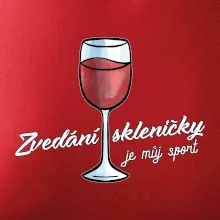 Zdvíhanie pohára je môj šport