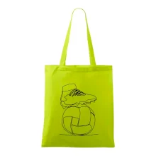 Futbalová lopta kopačka jedným ťahom