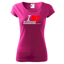 I love running dievča