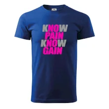 Know Pain, Know Gain Know Pain, Know Gain