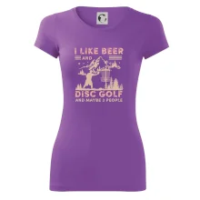 I like beer and disc golf